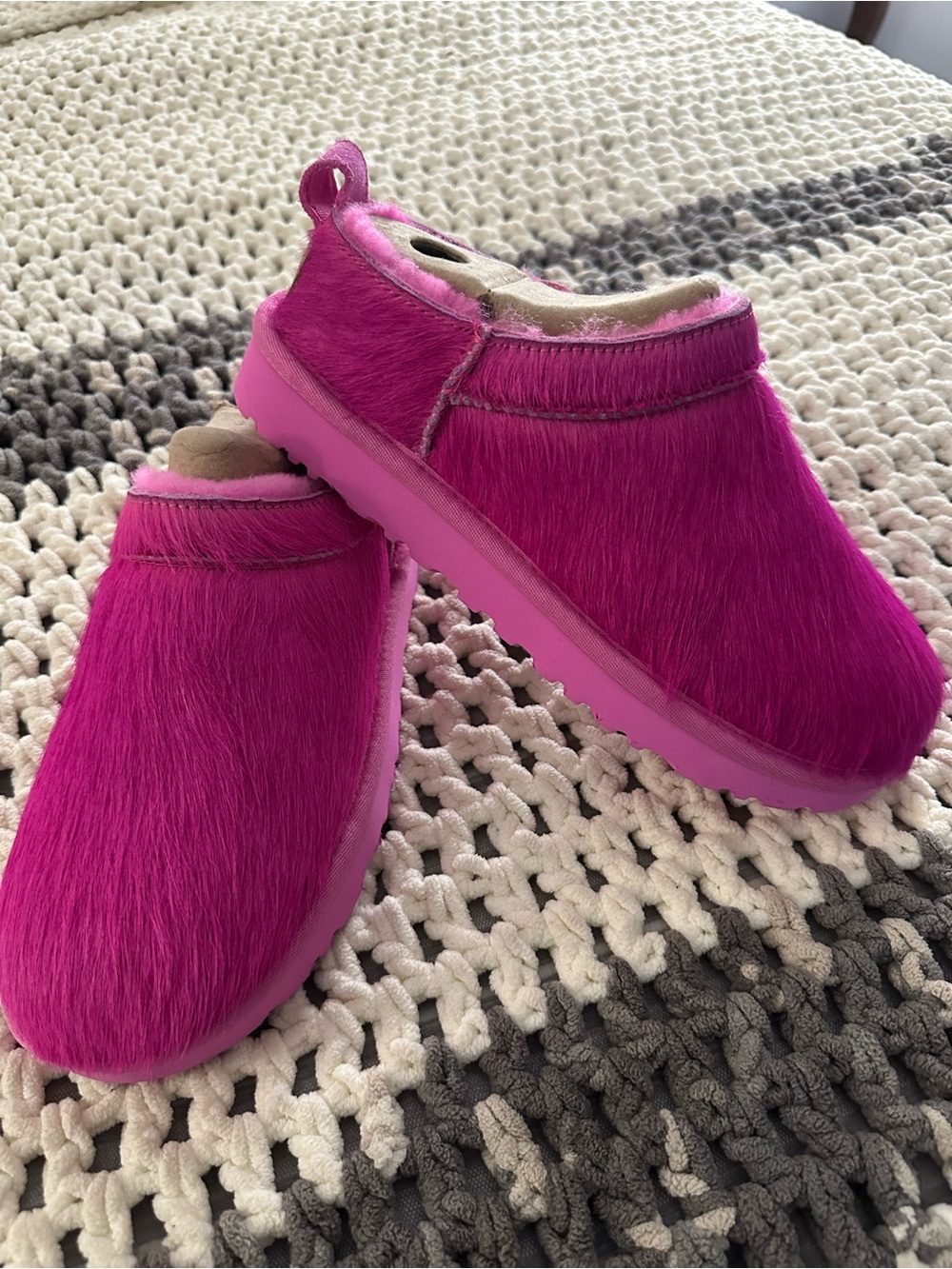 Fuchsia UGG New Women's Cozy Slip-On Clog